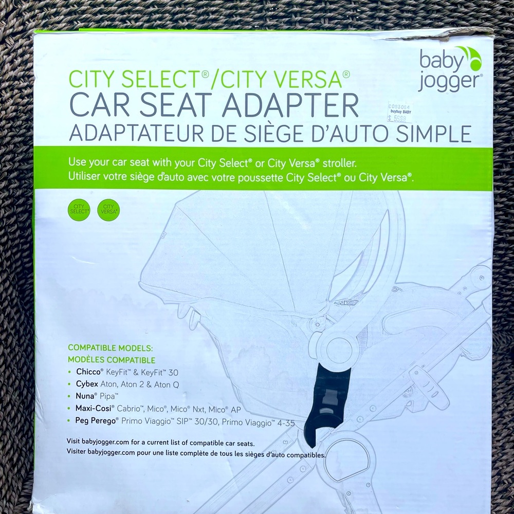 Baby Jogger City Select City Versa Car Seat Adapter